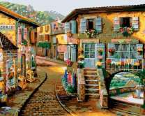 Городок на холмах