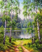 Проселочная дорога к озеру