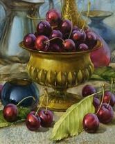 Черешни в золотой чаше