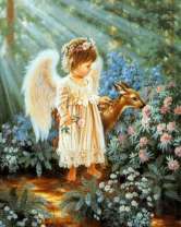 Ангел и олененок