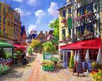 Город залитый солнечным цветом