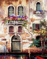 Дом с цветами