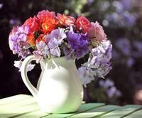 Картина по номерам «Нежный букет в кувшине»