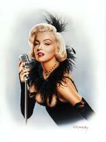 Мэрилин Монро в черном