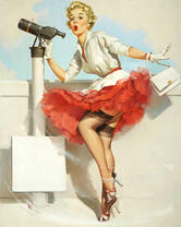 Дама в чулках