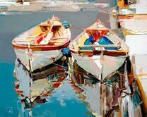 Две лодки у пристани