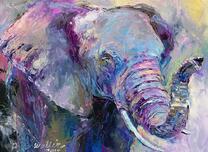 Большой сиреневый слон