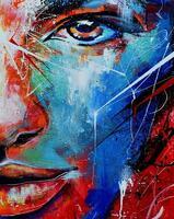 Картина по номерам «Портрет в стиле поп-арт»
