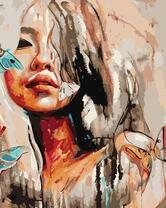 Девушка и бабочки