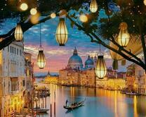 Ночные фонарики в Венеции