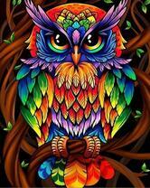 Грозная цветная сова