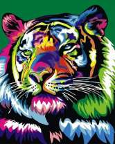 Большой тигр. Поп-арт