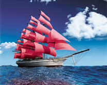 Корабль с алыми парусами