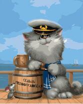 Кот-моряк и бочка сельди