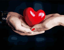 Сердечко в руках