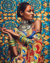 Девушка в национальном костюме