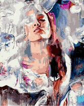 Оригинальный портрет девушки