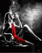 Девушка с сигаретой