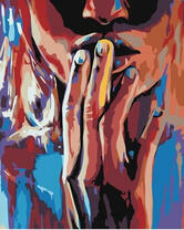 Портрет девушки в стиле поп-арт