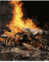 Горящий огонь