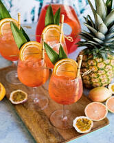 Коктейли из тропических фруктов