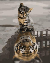 Котенок и его львиное отражение