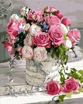 Нежный букетик с розами