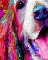 Лабрадор в стиле поп-арт