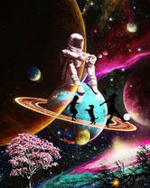 Космонавт на планете