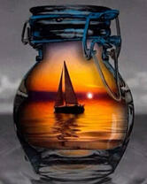 Парусник на закате