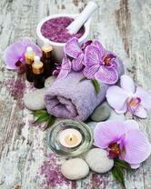 Нежно фиолетовый набор для спа