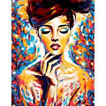 Портрет девушки в ярких тонах