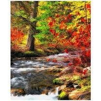 Ручеек в осеннем лесу