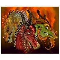 Картина по номерам без бренда «Горыныч» в интернет-магазине в Москве Картина по номерам без бренда «Горыныч»