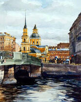 Петербург в осенний день