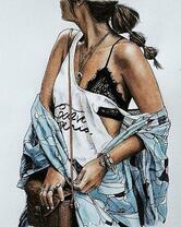 Стильная девушка