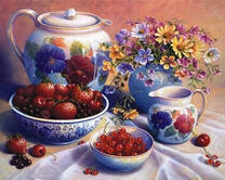 Букетик и ягодное ассорти