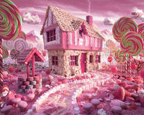 Зефирно-конфетный домик
