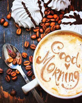 Доброе утро с кофе и зефиром