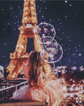 Вечер у Эйфелевой башни