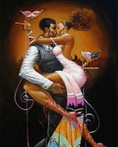 Страстный поцелуй