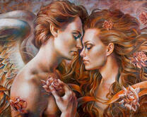 Ангельская любовь и розы