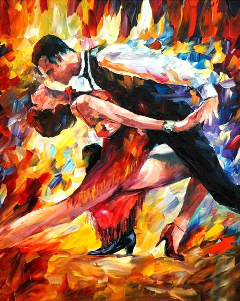 Алмазная мозаика 40x50 Жгучий танец танго