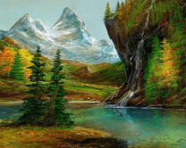 Река и скалы