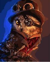 Совенок в стиле стим-панк