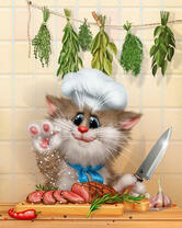 Котёнок-поварёнок