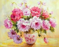 Пушистый букет в вазе