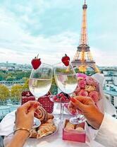 Алмазная вышивка Colibri «Свидание на фоне Эйфелевой башки»