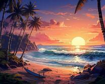 Солнце над океаном