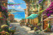 Кафе на Итальянской ривьере